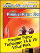Alfred's Premier Piano Course Technique Level1a and 1b Value Pack piano sheet music cover